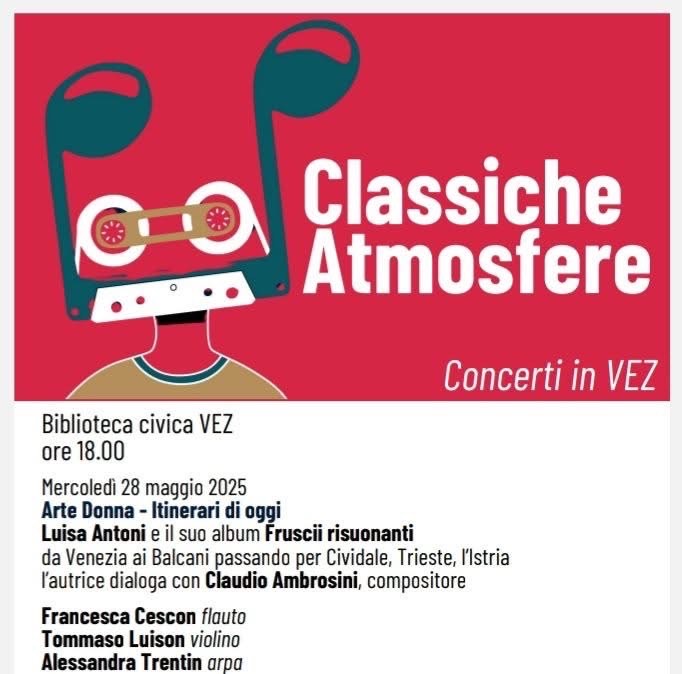 Alla VEZ di Mestre la presentazione dell’album ‘Fruscii risuonanti’